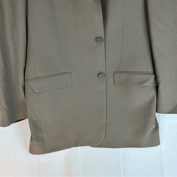 KENNETH COLE Men’s Size 40L Long Blazer Suit Jacket Coat Wool Lined